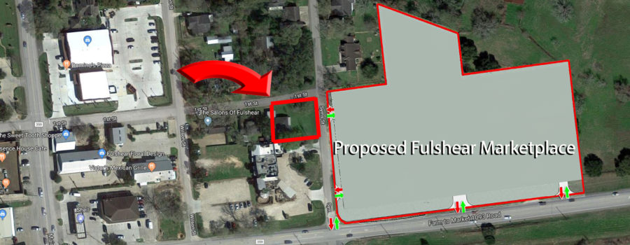 Prime 8700 s/f Lot in Fulshear – Across from Proposed Fulshear Marketplace