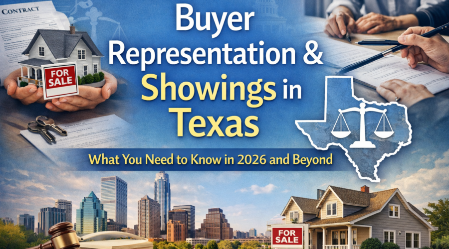 Buyer Representation, Showings, and Why the Rules Have Changed in Texas